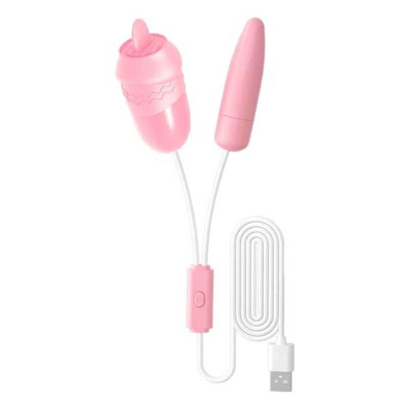 Lustoy 12-modes vibration + licking toy USB Charging. Артикул: IXI63876
