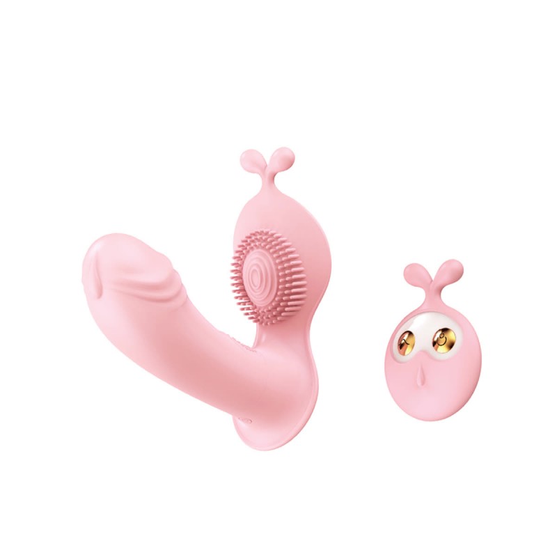 Вибратор двойной для женщин Double Pleasure Vibrator Pink. Артикул: IXI63926