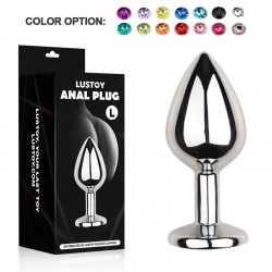 Luxury Shiny Metal Anal Toy Size L