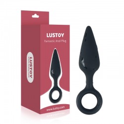     Silicone Anal Toy Black 5.0