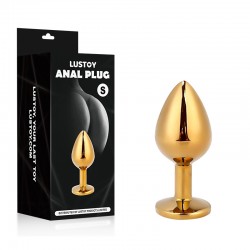   Luxury Shiny Golden Anal Toy Small