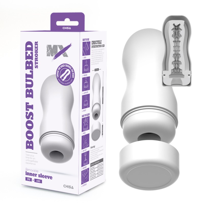 Masturbator For Men MX Boost Bulbed Stroker. Артикул: IXI64057