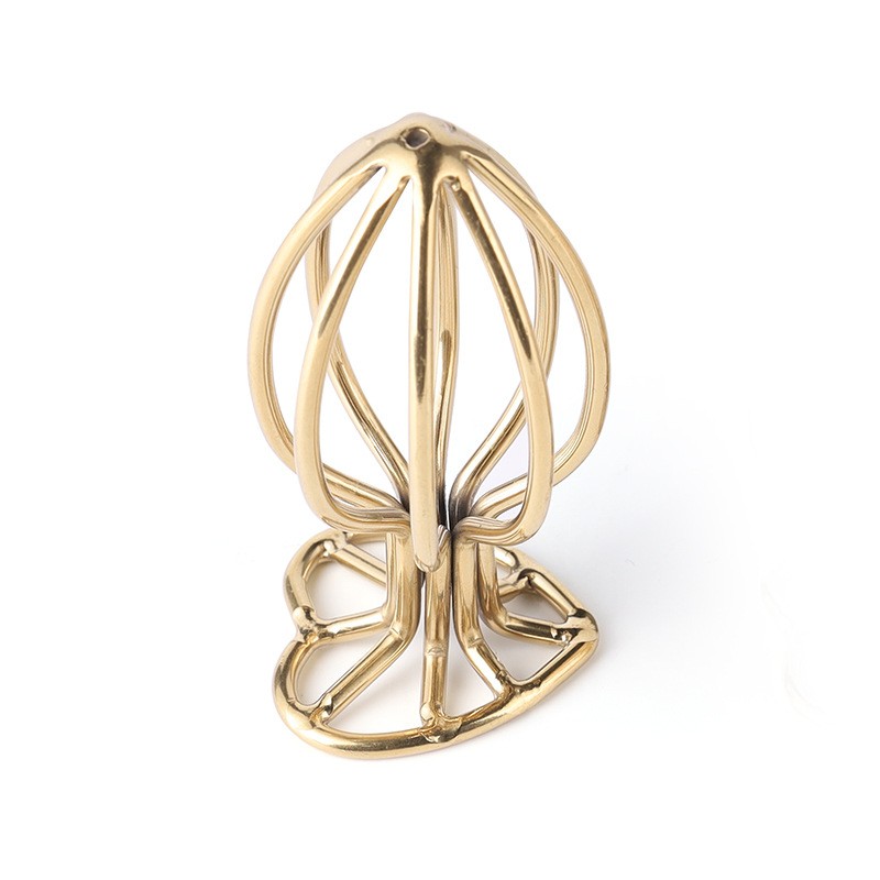 Hollow Heart Shaped Anal Toy Golden Large. Артикул: IXI64142