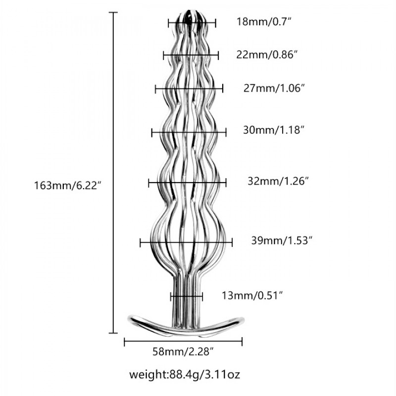 Butt Plug Hollow Anal Sex Toy Dive In. Артикул: IXI64143