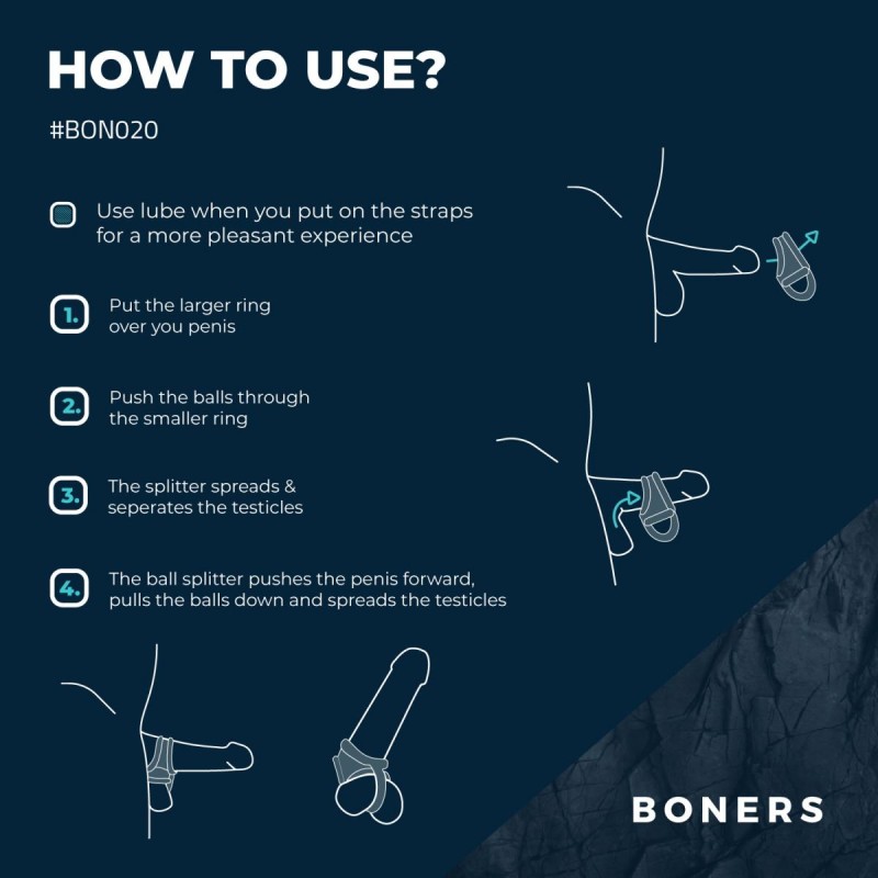 Boners Liquid Silicone Ball Splitter. Артикул: IXI64183