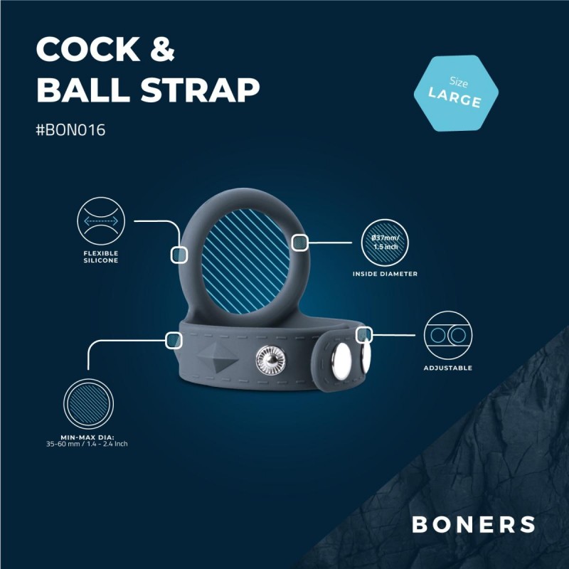 Cock & Ball Strap Large. Артикул: IXI64194