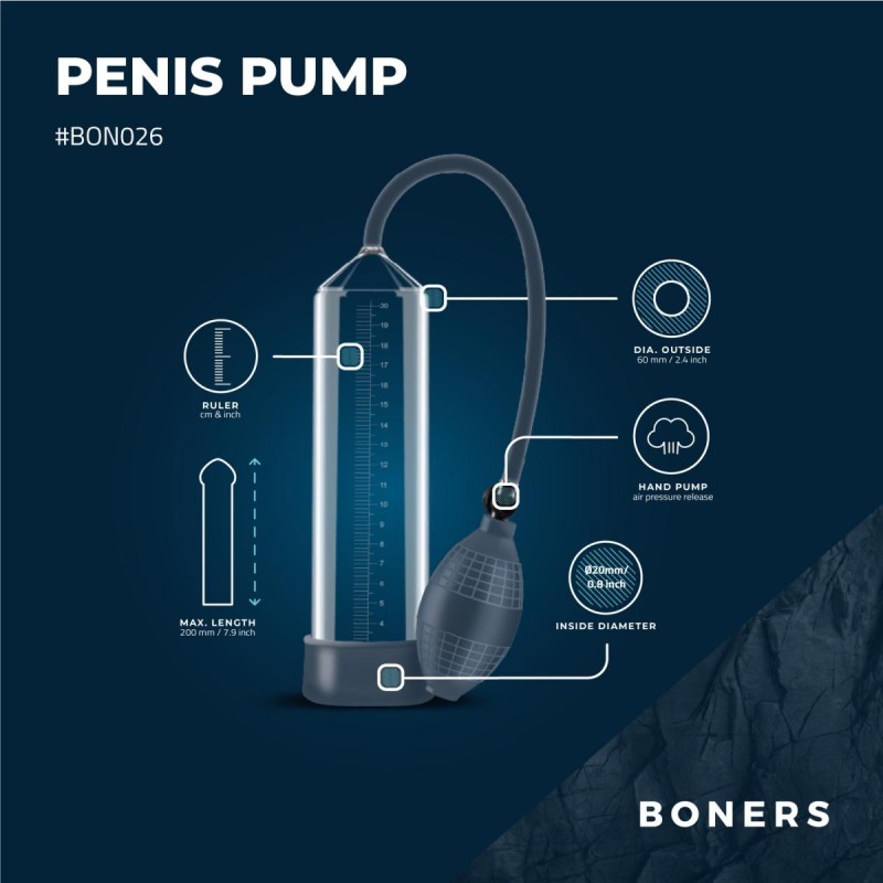 Boners Penis Pump Vacuum Pump. Артикул: IXI64197