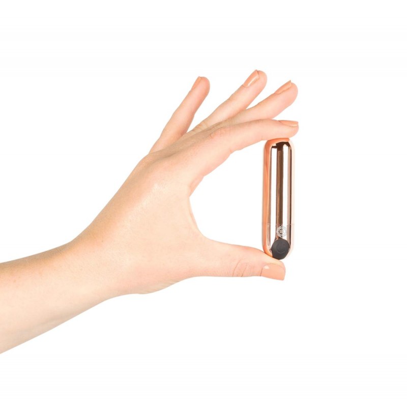 Мини вибростимулятор для женщин Rosy Gold New Bullet Vibrator. Артикул: IXI64260