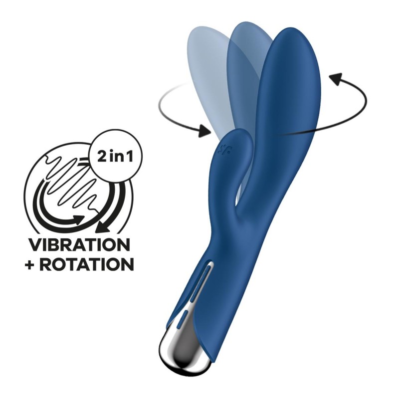Satisfyer Spinning Rabbit 1 - Blue. Артикул: IXI64268