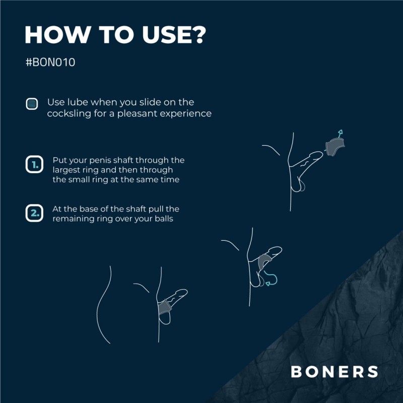 Boners Cocksling - Grey. Артикул: IXI64289