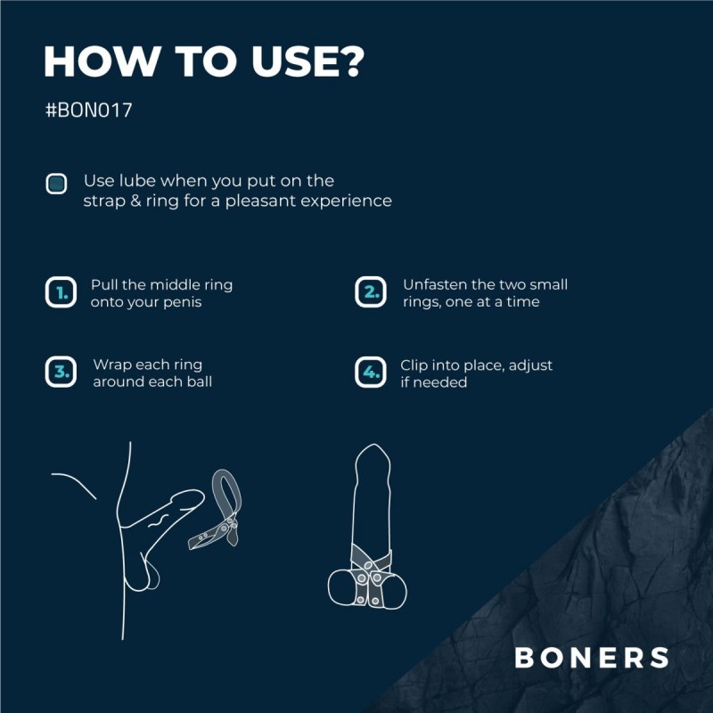 Фиксатор на мошонку Boners 8-Style Ball Splitter. Артикул: IXI64298