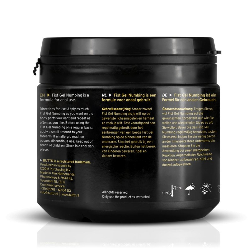 Lubricant For Fisting Buttr Fisting Gel Numbing, 500ml. Артикул: IXI64302