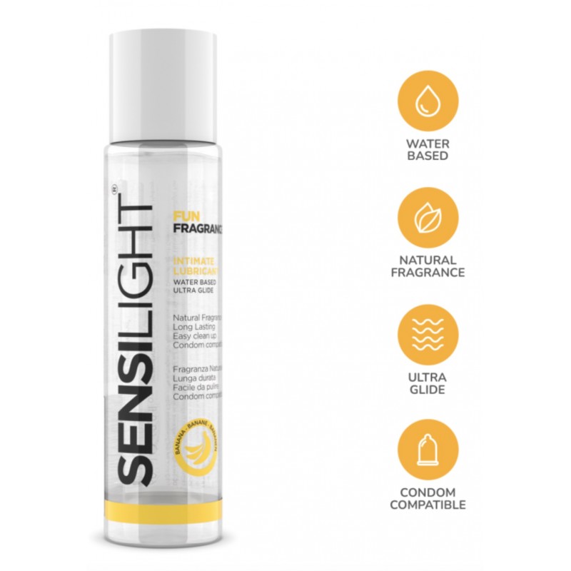 Ароматный лубрикант на водной основе Sensilight Fun Fragrance Banana, 60мл. Артикул: IXI64385