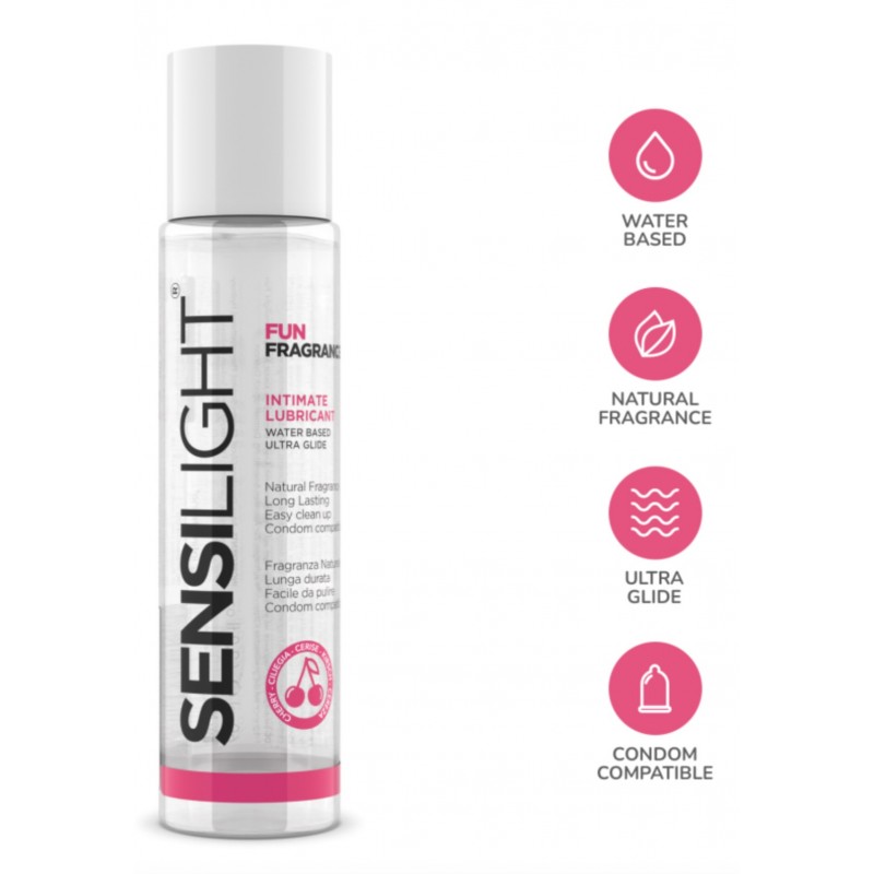 Ароматный лубрикант на водной основе Sensilight Fun Fragrance Cherry, 60мл. Артикул: IXI64389
