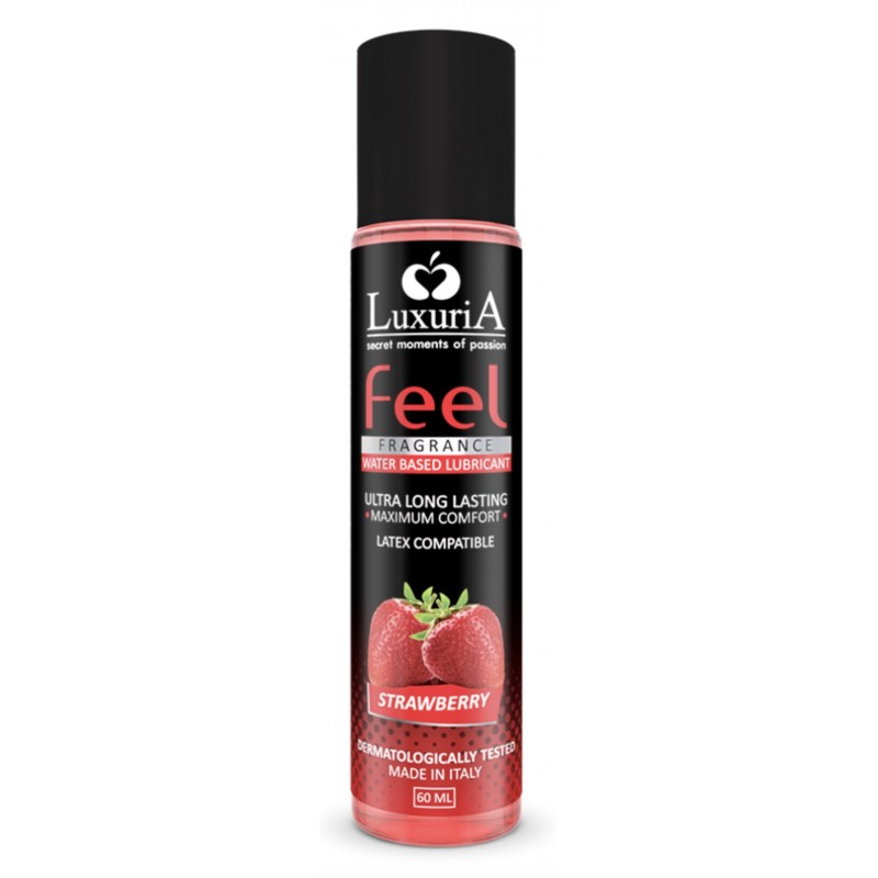 Лубрикант на водной основе Luxuria Feel Strawberry, 60мл. Артикул: IXI64400