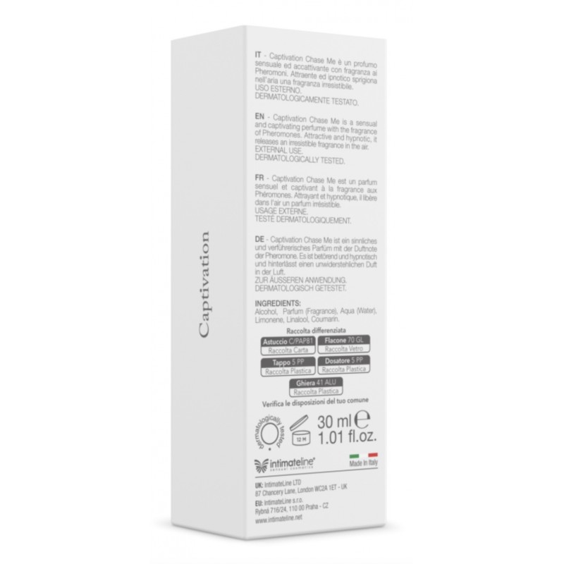 Парфюм с феромонами для женщин Captivation Chase Me Woman, 30мл. Артикул: IXI64403