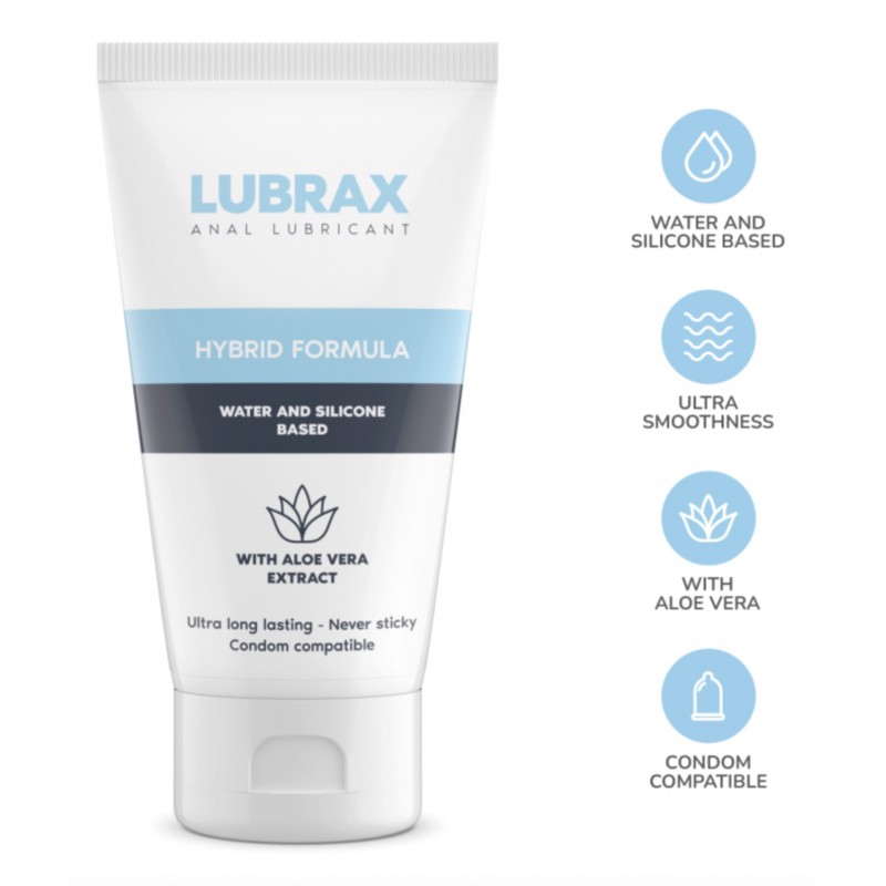 Hybrid Anal Gel-lubricant Lubrax Hybrid Formula, 50ml. Артикул: IXI64429