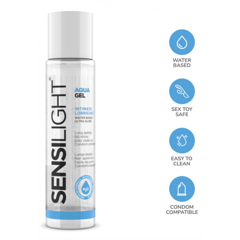 Water-based Lubricant Sensilight Aqua Gel, 60ml. Артикул: IXI64446