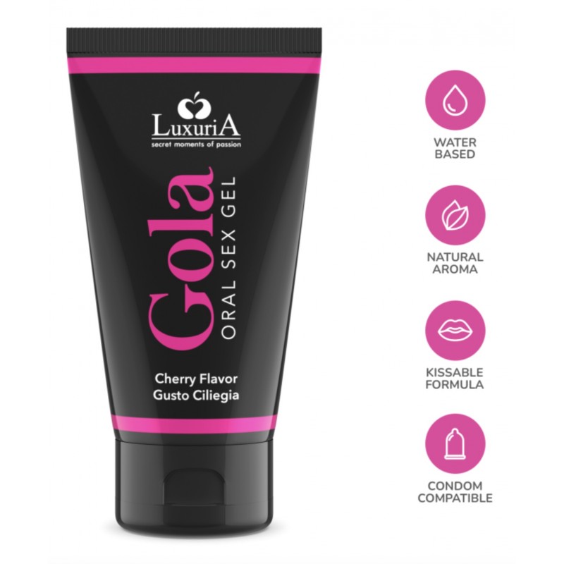 Гель для орального секса Luxuria Gola Cherry, 50мл. Артикул: IXI64450