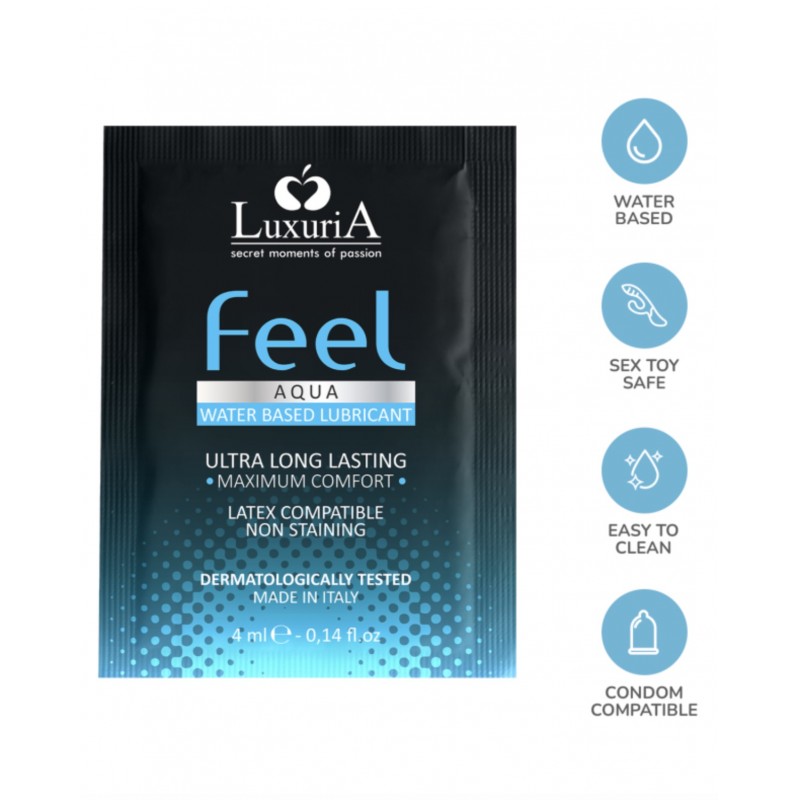 Лубрикант на водной основе Luxuria Feel Aqua, 4мл. Артикул: IXI64461
