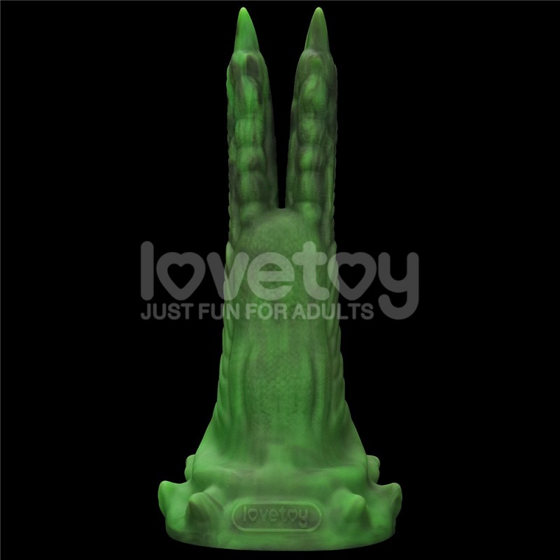 Двойной вибратор монстр Savage Charm Double Claw Vibrating Silicone Dildo. Артикул: IXI64464