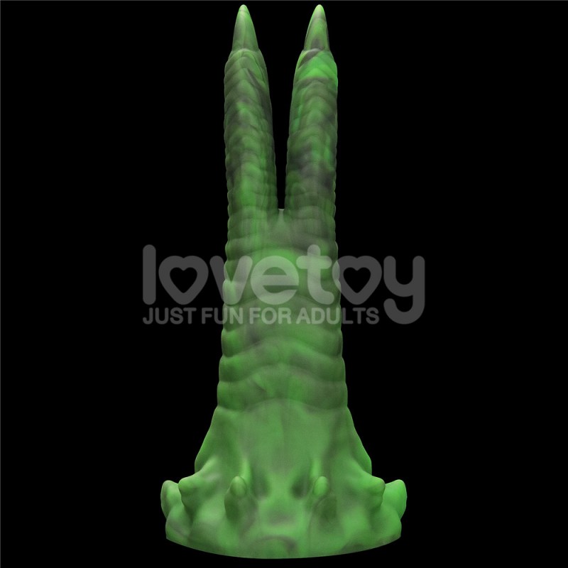 Двойной вибратор монстр Savage Charm Double Claw Vibrating Silicone Dildo. Артикул: IXI64464