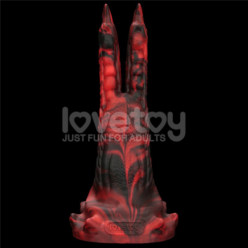 Двойной вибратор монстр Savage Charm Double Claw Vibrating Silicone Dildo. Артикул: IXI64466
