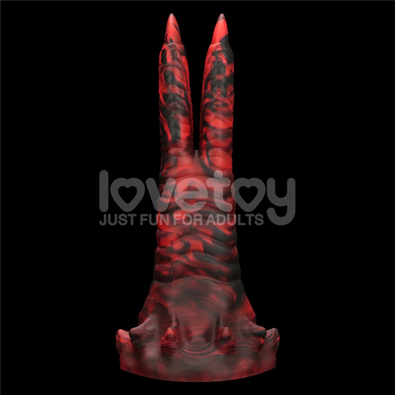 Двойной вибратор монстр Savage Charm Double Claw Vibrating Silicone Dildo. Артикул: IXI64466