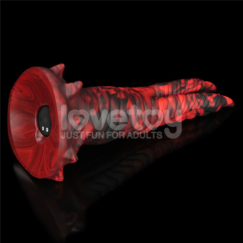 Двойной вибратор монстр Savage Charm Double Claw Vibrating Silicone Dildo. Артикул: IXI64466