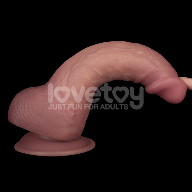 Вибратор на присоске Vibrating Dual Density Power Cock 8.5. Артикул: IXI64498