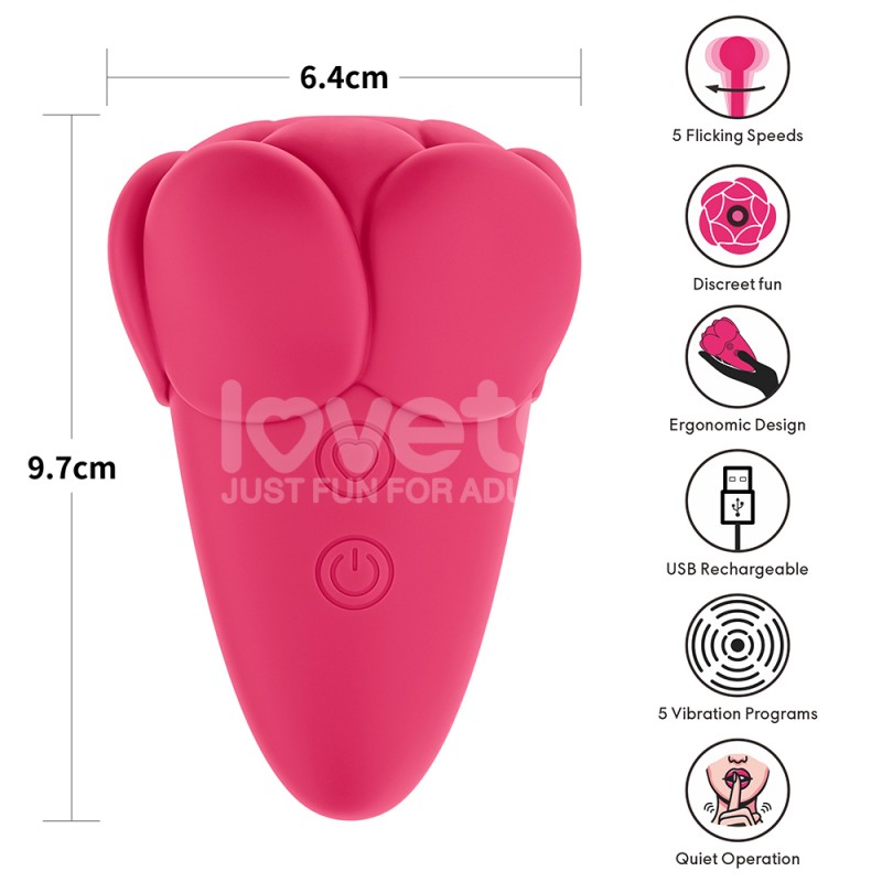 Клиторальный вибростимулятор Flicker Rechargeable Vibrator Pink. Артикул: IXI64506