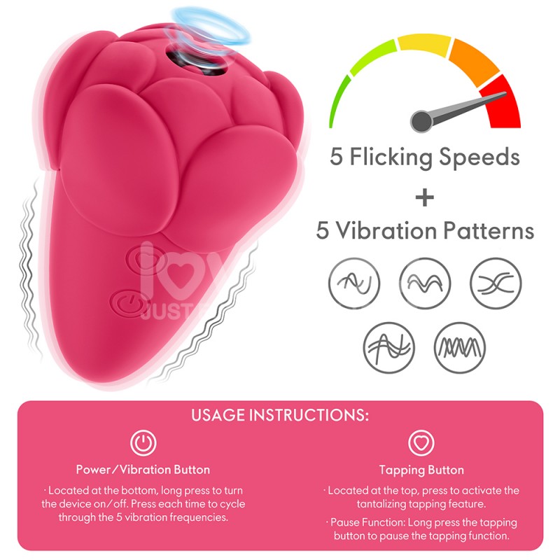 Клиторальный вибростимулятор Flicker Rechargeable Vibrator Pink. Артикул: IXI64506