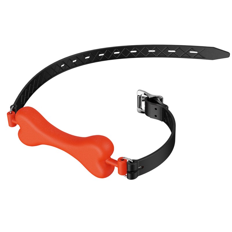 Silicone Red Bone Shaped Ball Gag For Dogs Silicone Ball Gag. Артикул: IXI64510