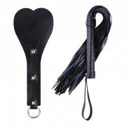      Two-piece Whip Racket Set Black