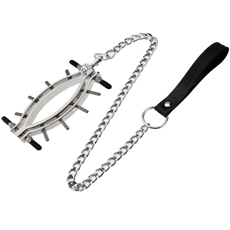 Labia Clamps Clitoris Clamp With Chain Leash. Артикул: IXI64529