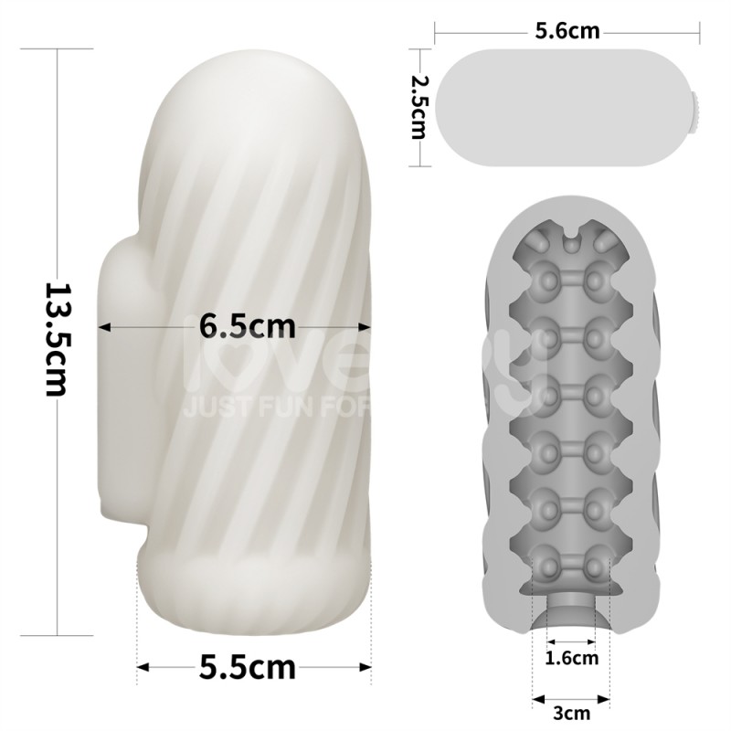 Вибронасадка на пенис Knights Ring Vibrating Dual Purpose Sleeve Spiral. Артикул: IXI64537