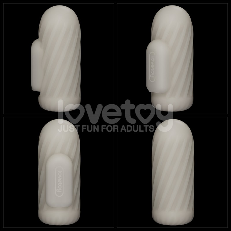 Вибронасадка на пенис Knights Ring Vibrating Dual Purpose Sleeve Spiral. Артикул: IXI64537