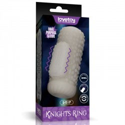    Knights Ring Vibrating Dual Purpose Sleeve Drip