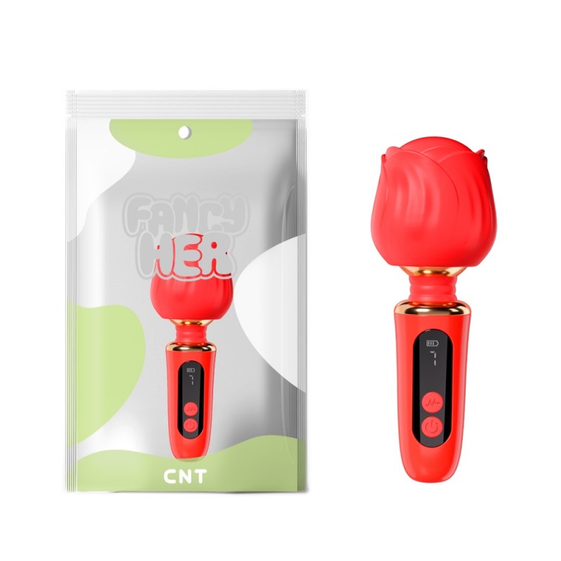 Клиторальный вибростимулятор Rose Wand Red. Артикул: IXI64589