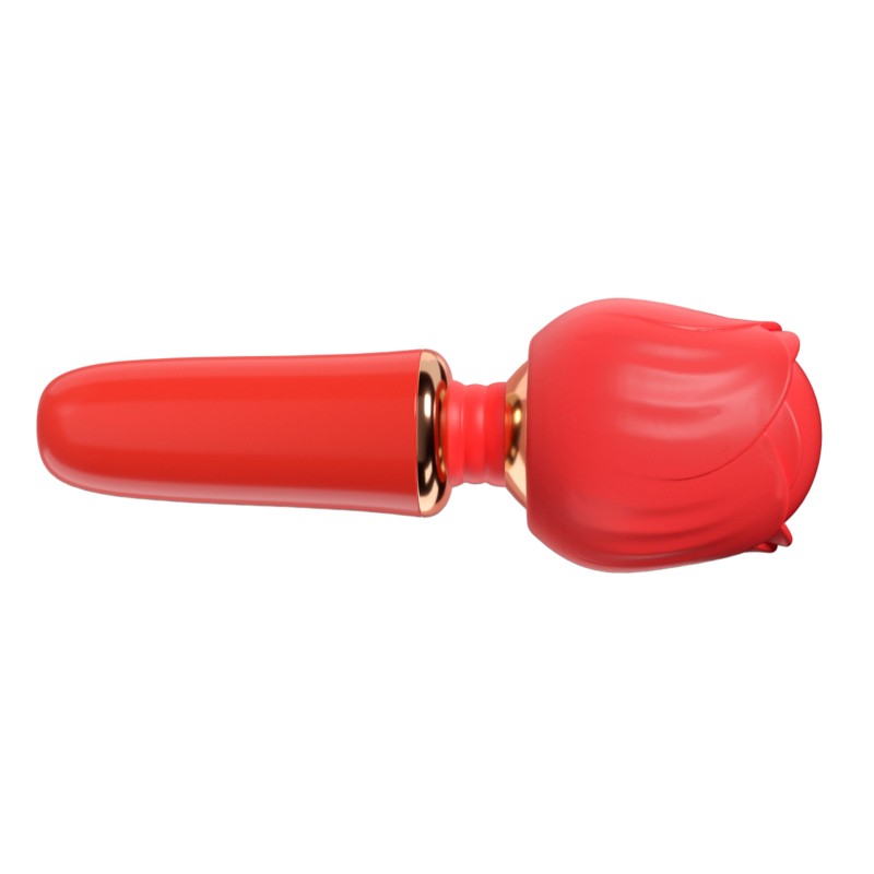 Клиторальный вибростимулятор Rose Wand Red. Артикул: IXI64589