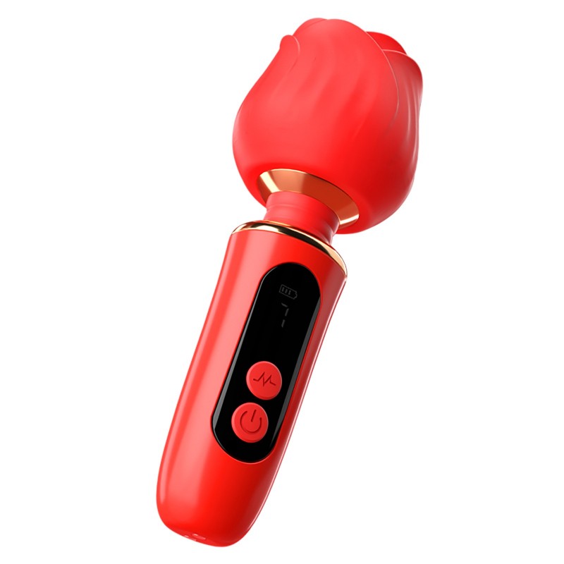 Клиторальный вибростимулятор Rose Wand Red. Артикул: IXI64589