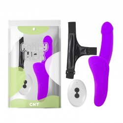     Run Wide Strap-on With Harness Purple