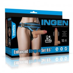 Vibrating Enhanced Strap on Set 9.5 XS/S/M