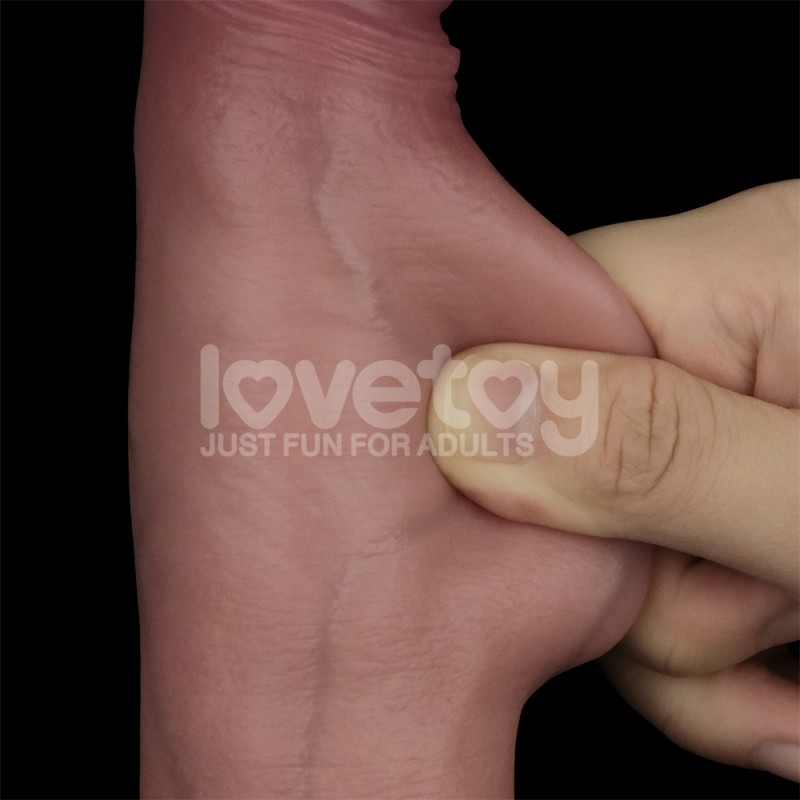 Фаллоимитатор на присоске Sliding Skin Pro II Dual Layer Silicone Dong 8.5. Артикул: IXI64602