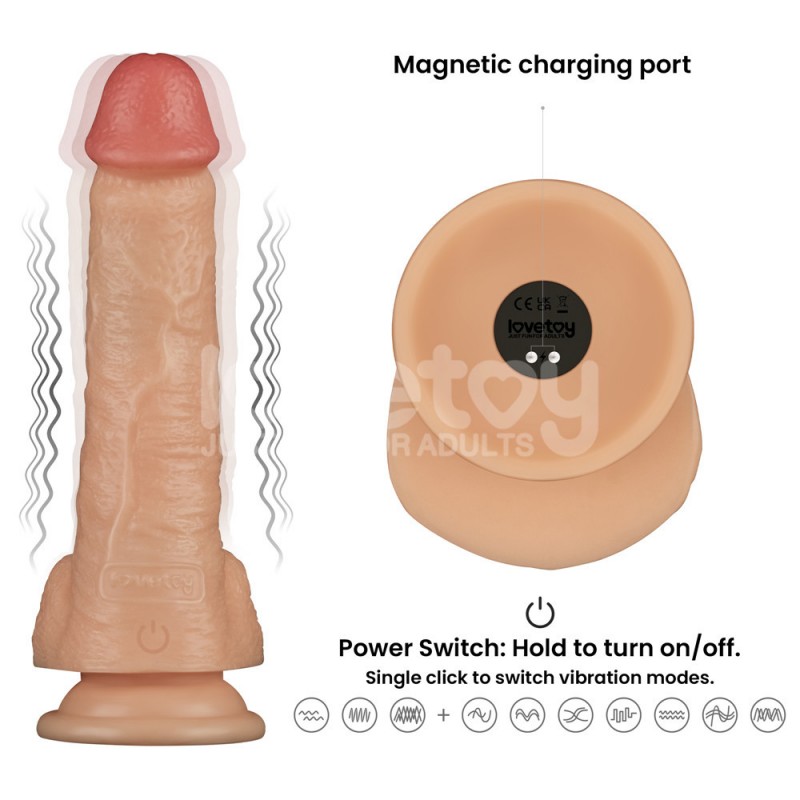 Страпон для женщин Ingen Vibrating Enhanced Strap on Set 8.0. Артикул: IXI64608