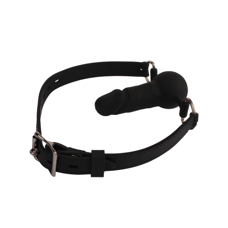 Кляп в форме пениса Behave! Luxury Fetish Dildo Gag. Артикул: IXI64616