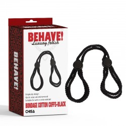     Behave! Luxury Fetish Bondage Cotton Cuffs