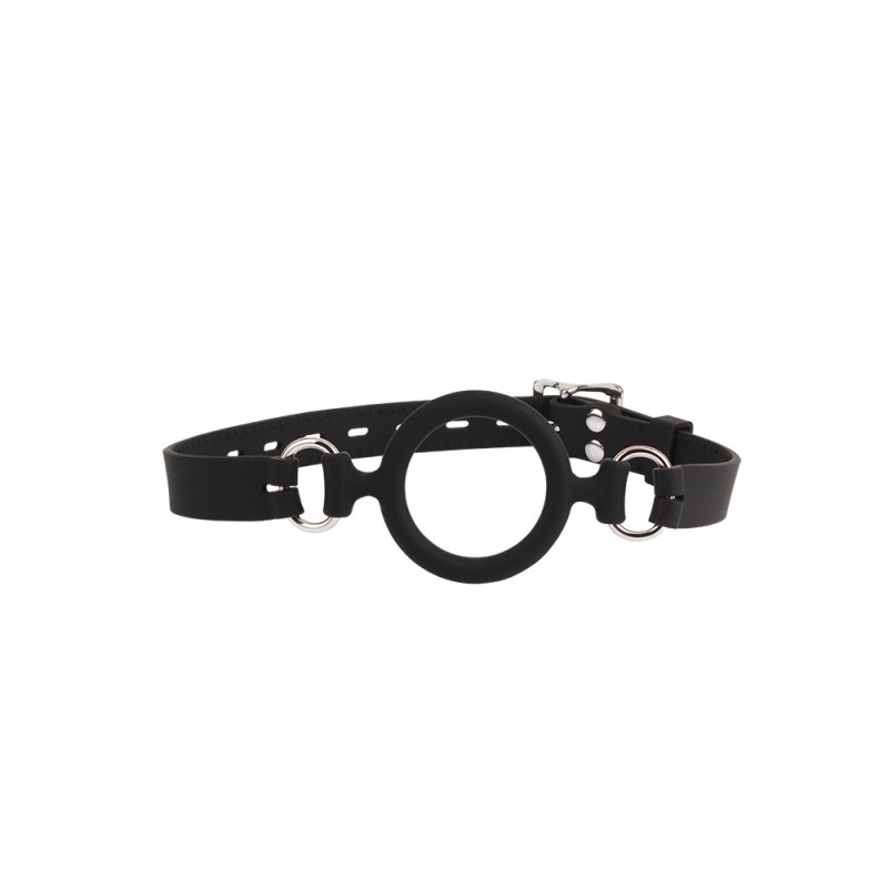 Кляп черный с кольцом Behave! Luxury Fetish O-Ring Gag 2. Артикул: IXI64620