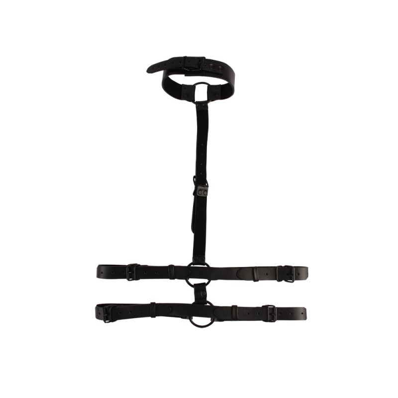 Бондаж на шею и тело Behave! Luxury Fetish Collar Body Restraint. Артикул: IXI64623