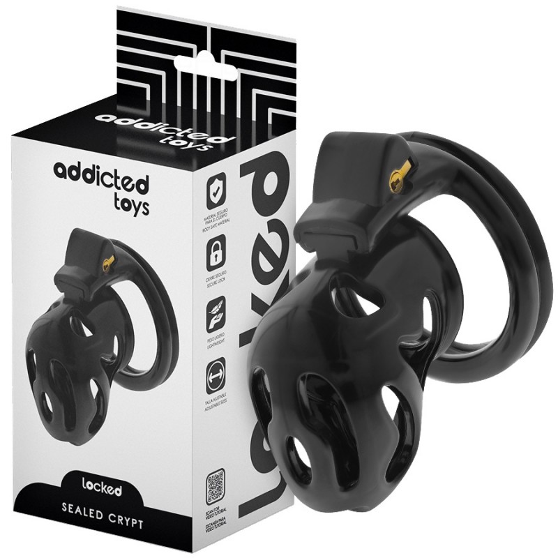 Мужской поя верности Addicted Toys Locked Sealed Cprypt Penis Cage. Артикул: IXI64692